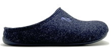 thies Hausschuhe Pantoffel PET Slipper (weicher Filz) dunkelblau Damen